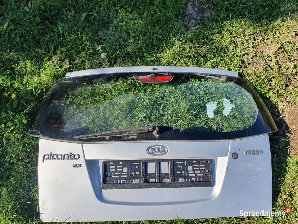 Klapa bagażnika tylna tył szyba Kia Picanto I Kraków