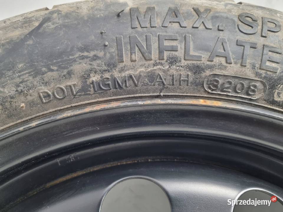 KOŁO ZAPASOWE DOJAZDOWE Audi Seat Vw Golf VI Rudka