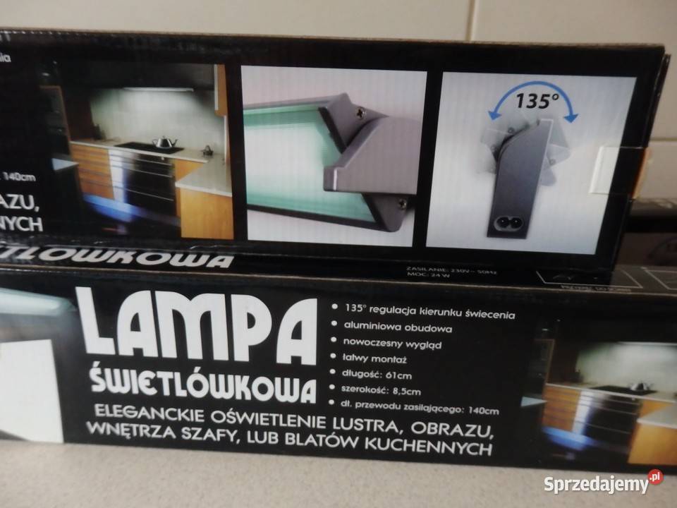 NOWA Aluminiowa Lampa świetlówkowa 230V z Pozostałe Rzeszów