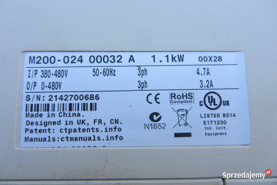 Falownik elektryczny 380 v moc 11 kw Biłgoraj