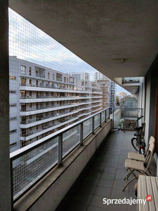 Założenie siatki na balkon przeciw ptakom Usługi Warszawa