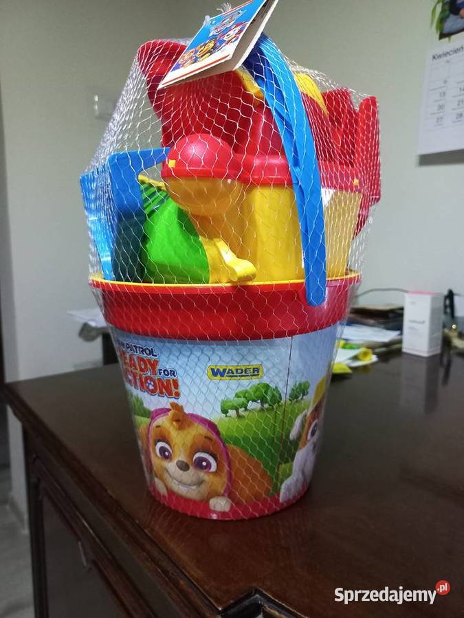 zestaw do piaskownicy Psi patrol wiaderko 11 12m+ Zabawki ogrodowe Góra