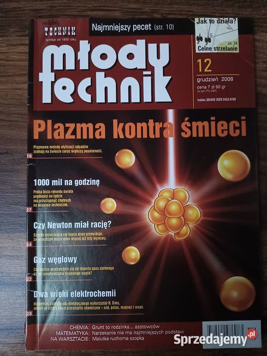 Młody Technik 122008 grudzień małopolskie sprzedam