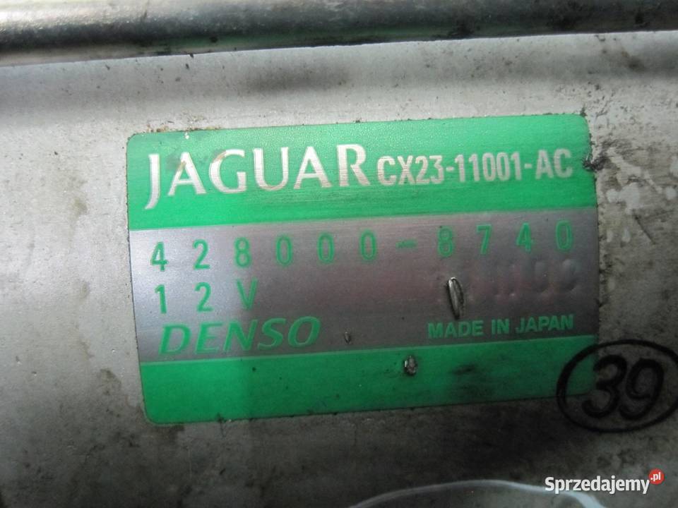 JAGUAR XF 22 D 14r rozrusznik CX2311001AC Układ elektryczny silnika sprzedam
