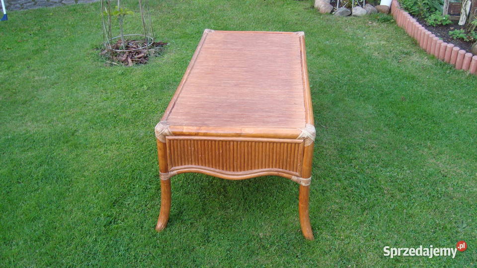 Stolik ratanowy prostokątny