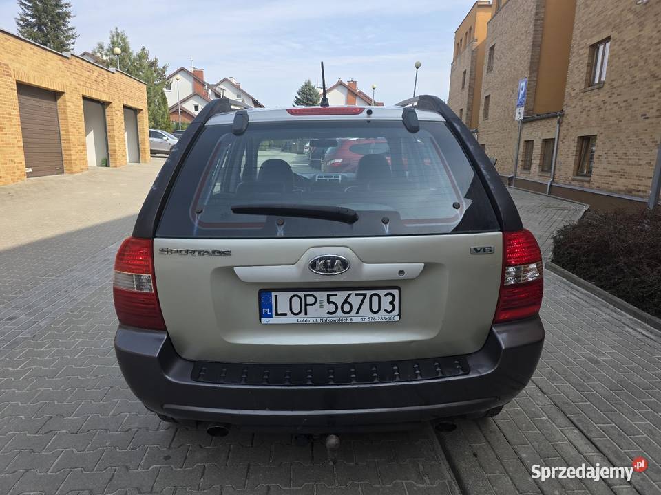 Kia Sportage Automat 27 V6 4x4 Benzyna 2006r nieuszkodzony Lublin sprzedam