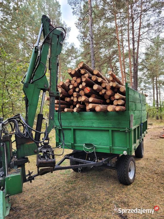 Przyczepa rolnicza Sanok w45 nieuszkodzony