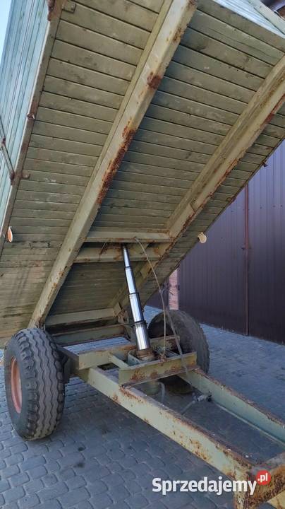 Przyczepa jednoosiowa wywrotka łódzkie Dmosin Drugi