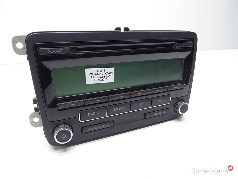 RADIO RADIOODTWARZACZ CD 1K0035186AA VW GOLF VI małopolskie