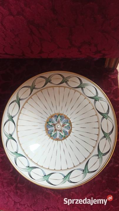 Niezwykła Elegancka patera Ręcznie zdobiona Gdańsk