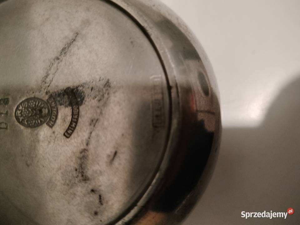 Zestaw dzbanuszek i pojemnik z pokrywką metal Choszczno