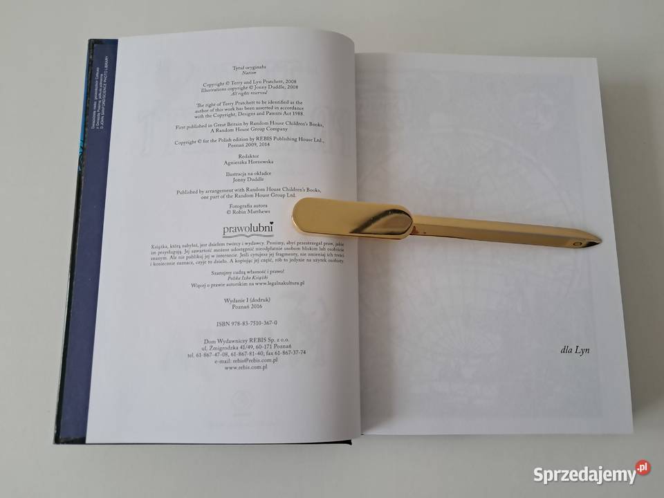 Książka Nacja T Pratchett do sprzedania Kraków