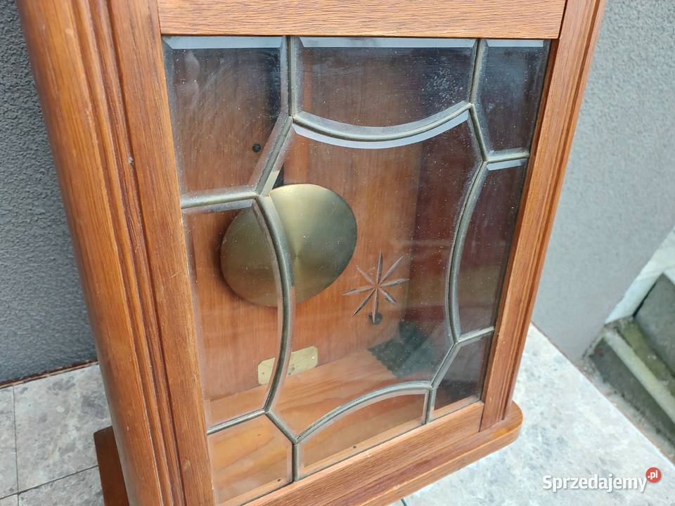 Stary zegar ścienny Junghans 1952r sprawny film drewno