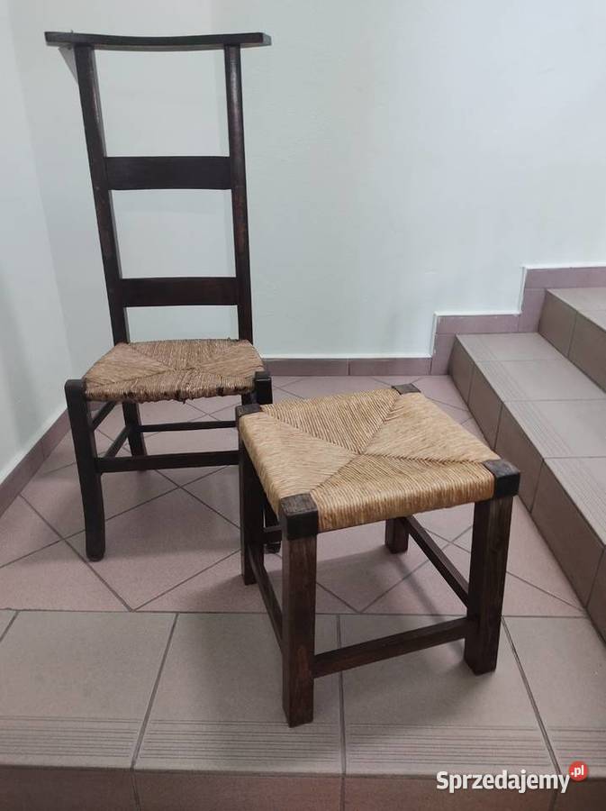 Taboret siedzisko z trawy morskiej 38cm Ełk