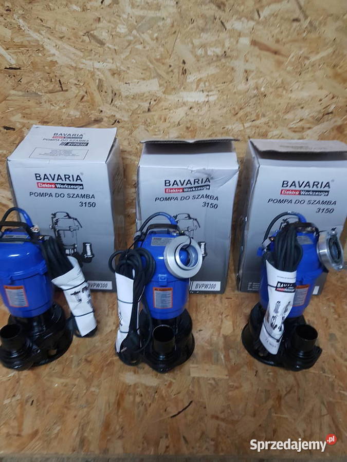 POMPA DO WODY SZAMBA 2 3150W ZŁACZKI Bavaria wielkopolskie