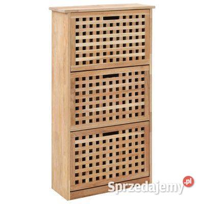 vidaXL Szafka na buty 55x20x104 lite drewno Warszawa