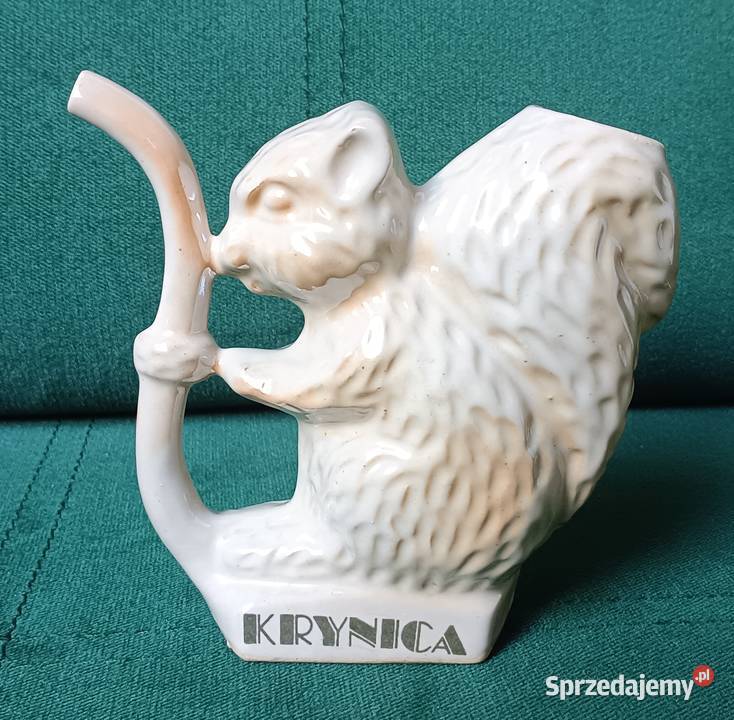 Ceramiczna pijałka uzdrowiskowa Krynica PRL Zbylitowska Góra