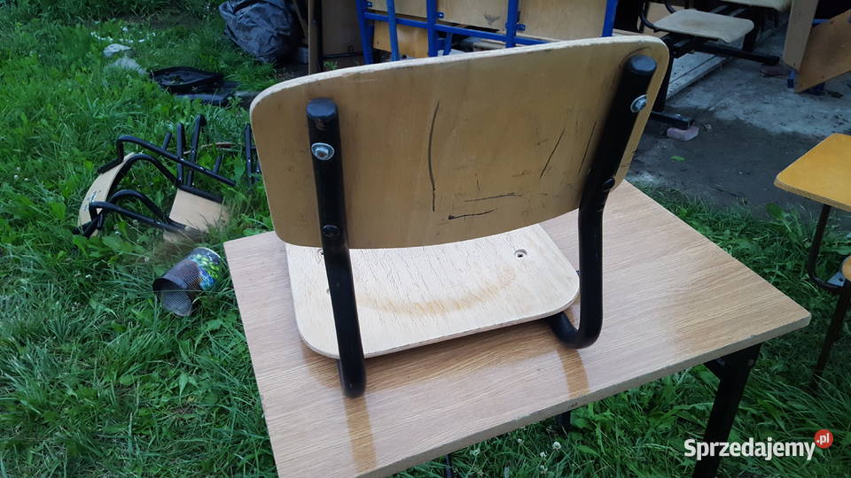 Siedziska z oparciem maswyne i składany stolik Stoły, krzesła, biurka Lublin