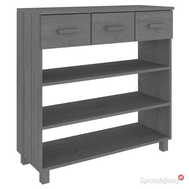 Stolik konsolowy HAMAR ciemnoszary 90x35x90 lita Warszawa