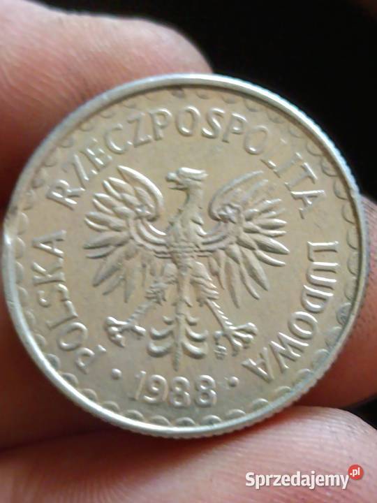 Sprzedam 1 zloty 1988 r odkroj blachy Chełm