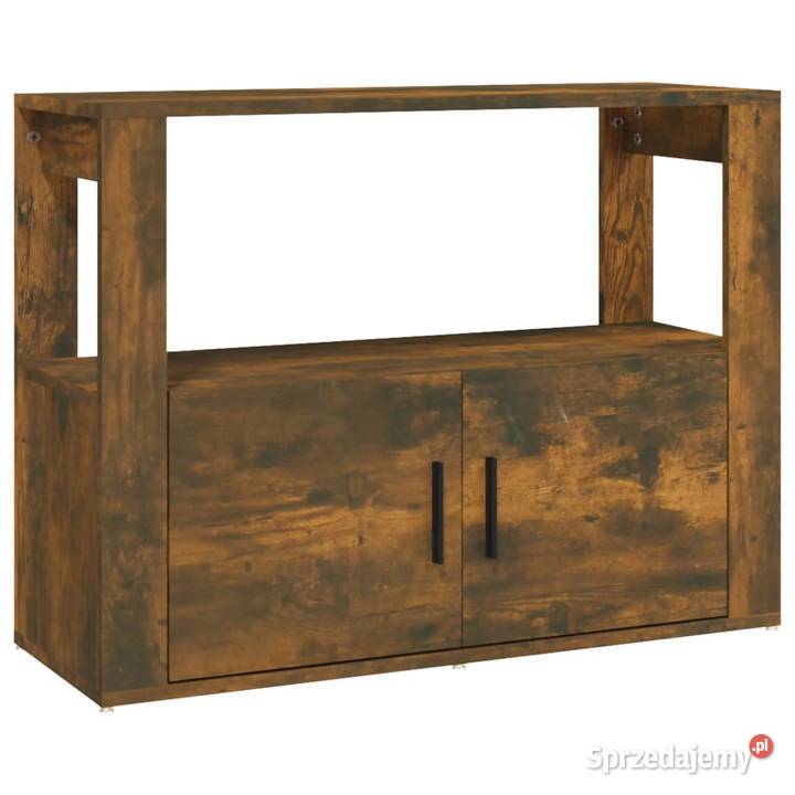 vidaXL Szafka przydymiony dąb 80x30x60 SKU819457 mazowieckie