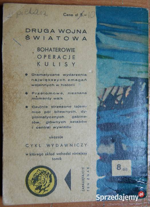 Żółty Tygrys Krach SSGermanii 868 Parczew sprzedam