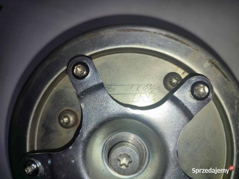 Harley filtr powietrza stożek KN Skull Trzciana