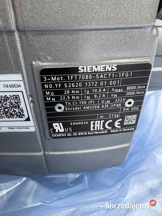 Siemens 1FT70865AC711FG1 Servo Motor Warszawa