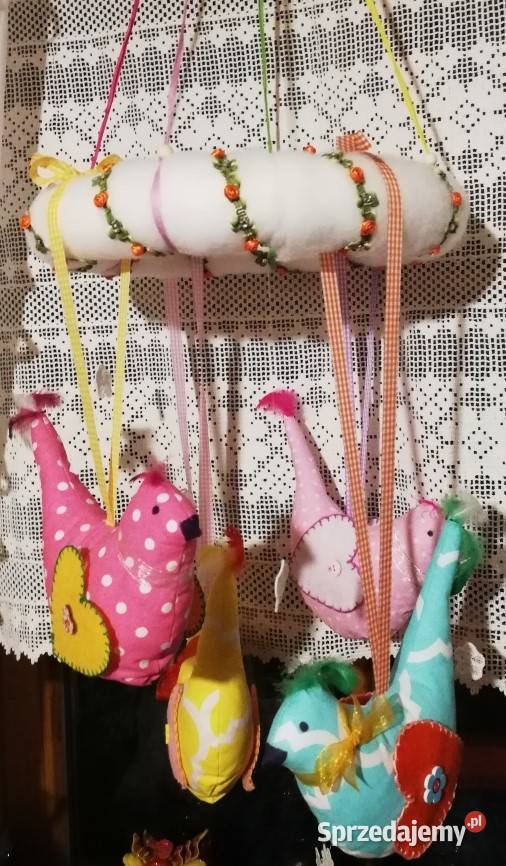 Wianek ptaszki w kolorach pastelowych Kraków