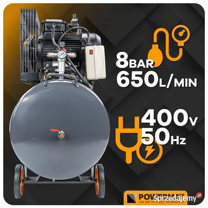 Kompresor olejowy 200l 8 bar sprężarka 400v Katowice