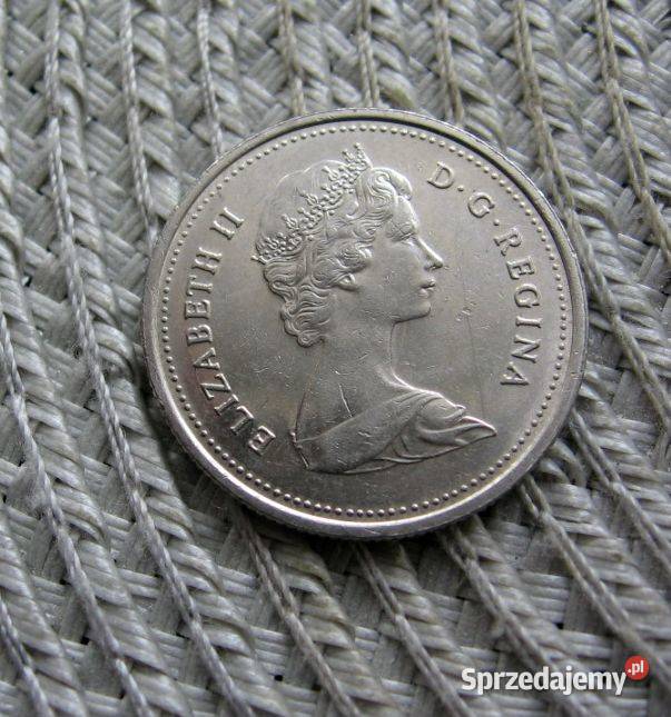 Kanada 25 Cent 1985r Kalisz