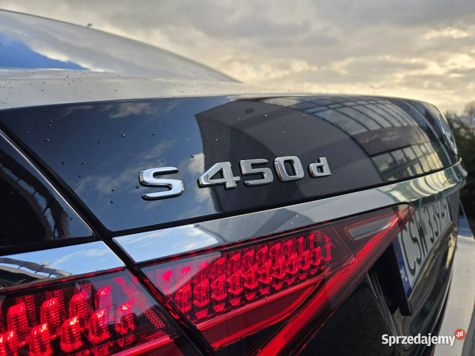 Mercedes S 450 d 4Matic Long Skrętna oś Webasto Węgrzce