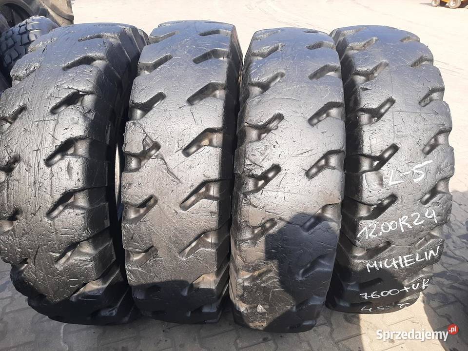 4x Opona używana przemysłowa 1200R24 MICHELIN Opony i felgi Zaścianki