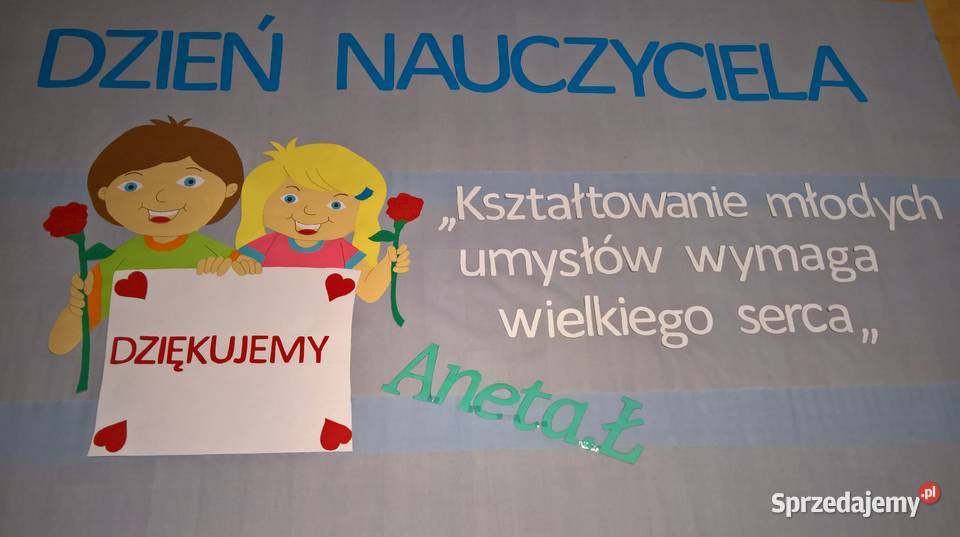 Dekoracje na Dzień Nauczyciela z brystolu 504 Pozostałe Garwolin