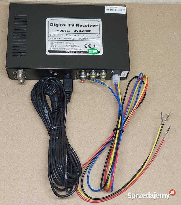DIGITAL TV RECEIVER DVB2008 TUNER DVBT VW Mielęcin