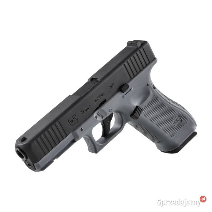 Pistolet wiatrówka Glock 17 gen5 45 mm BB szary Sport i Wypoczynek