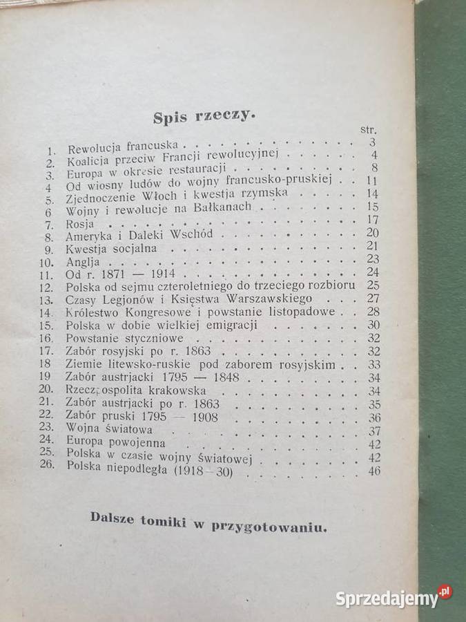 Powtórzenie Historji Powszechnej Nowoczesnej