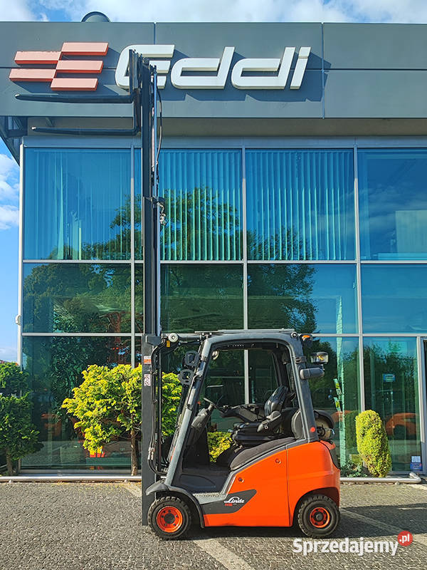 Wózek widłowy gazowy Linde H16T01 LPG triplex małopolskie Kęty