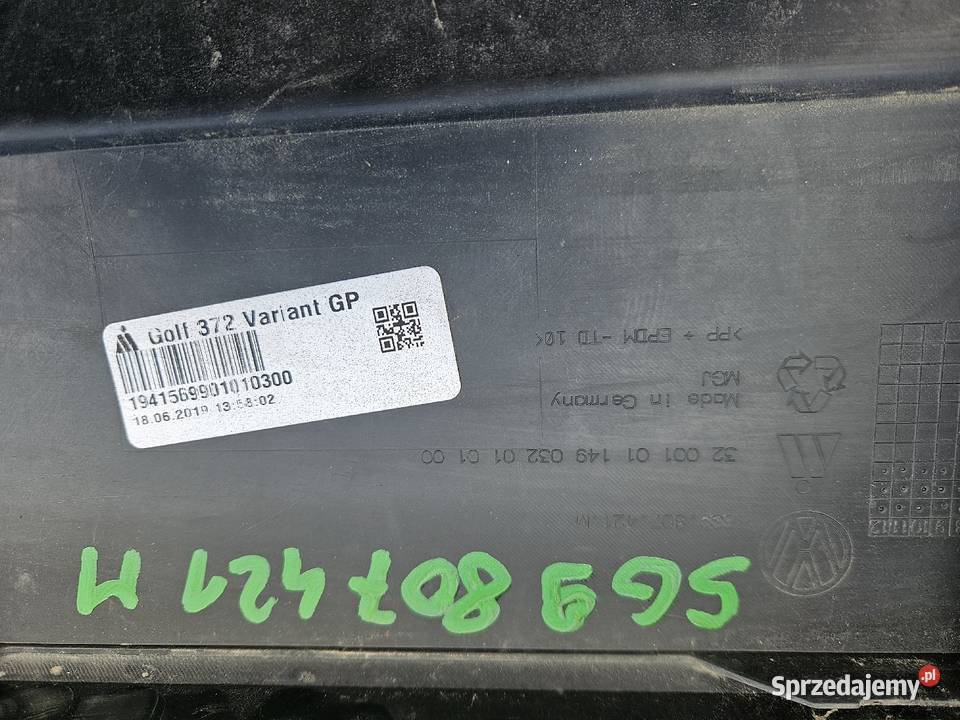 VV Golf 7 VII Variant Kombi 5G9 Zderzak Skawina