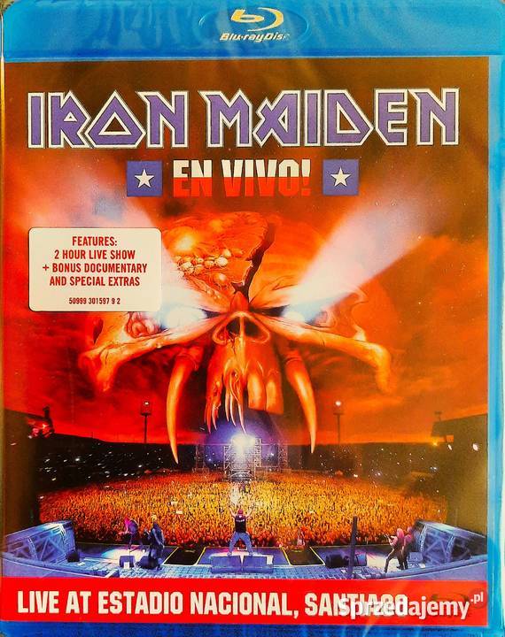 Koncert Nowy Blu Ray IRON MAIDEN Live Szczecin