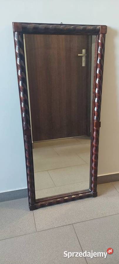 Lustro wiszące rama drewniana 105x47 inny kolor Częstochowa