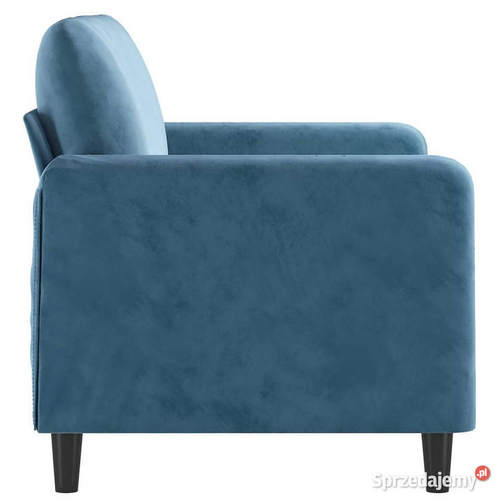 Sofa 2osobowa niebieski 120 tapicerowana Sofy i kanapy mazowieckie Warszawa sprzedam