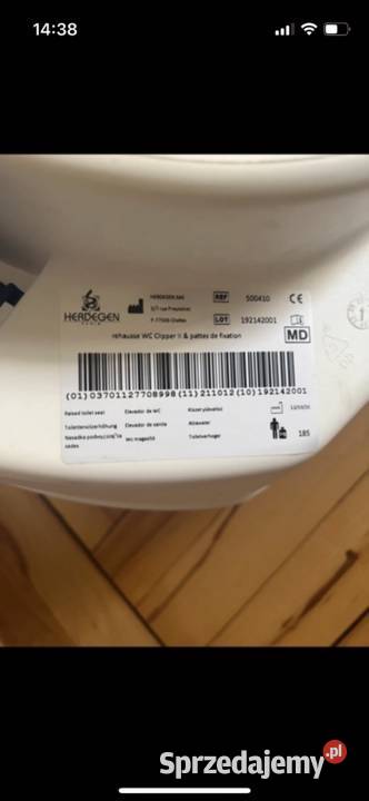 Klipper nakładka na wc nowa z metką