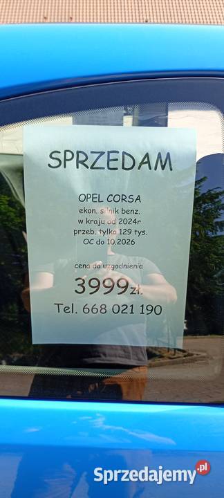 opel corsa legenda tania a dobra 80KM Wałbrzych