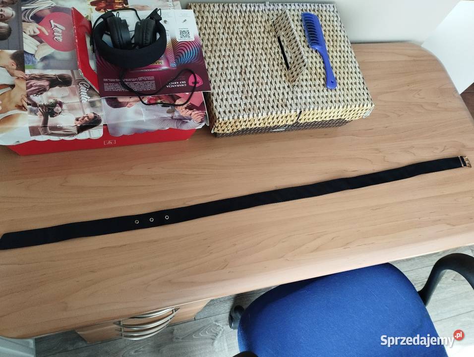 pasek damski czarny Poznań