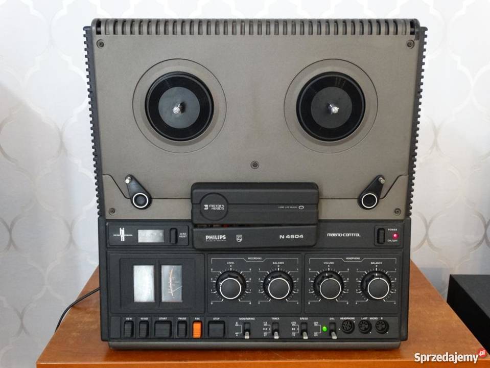 Magnetofon szpulowy Philips N4504 WYSYŁKA Jasło