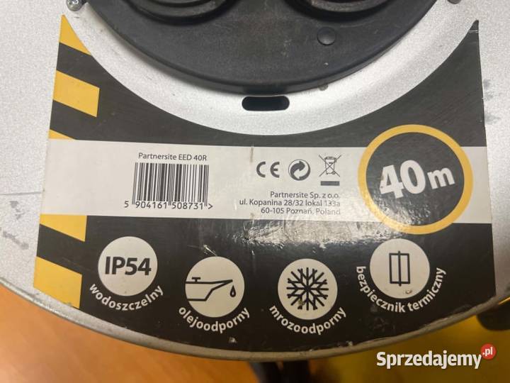 Przedłużacz Bębnowy Partnersite EED 40R Seria Elbląg