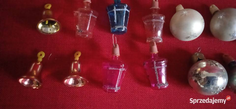 Ozdobny choinkowe z okresu PRLu