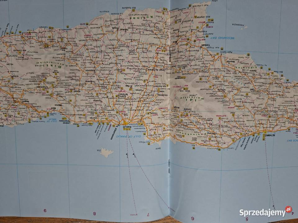 Grecja Kreta Griechenland Kreta j niemiecki Mapy i przewodniki małopolskie Kraków sprzedam