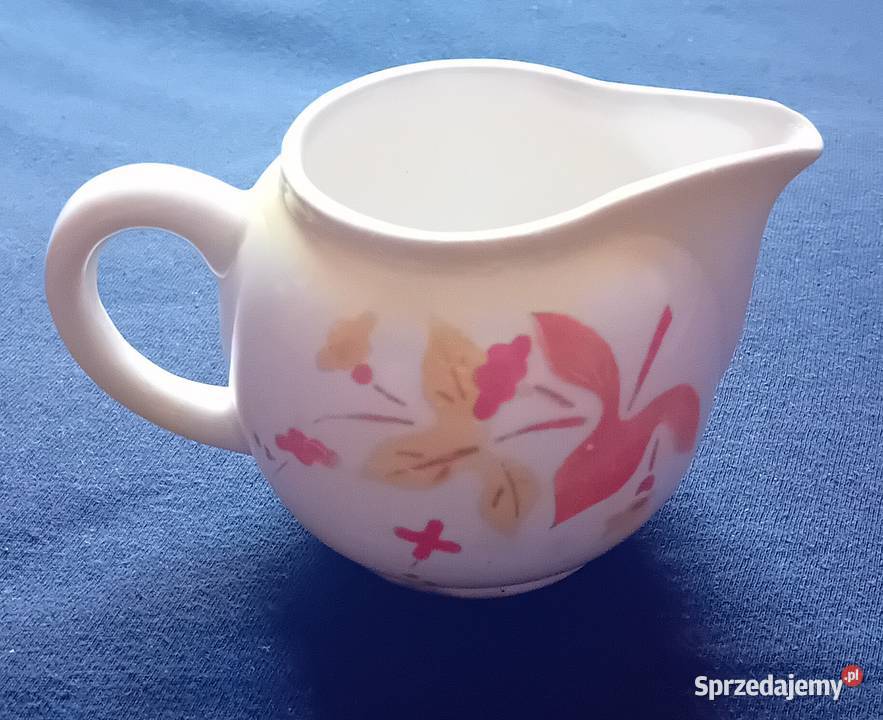 Patera fajansowy mlecznik art deco Spritzdekor